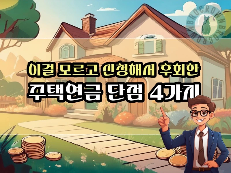 주택연금 단점