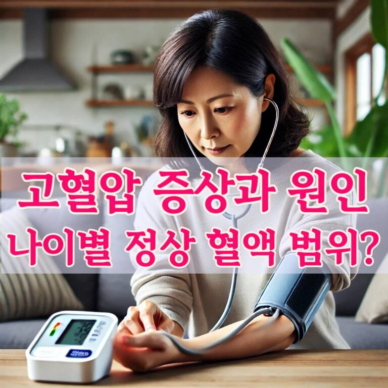 정상 혈액 범위