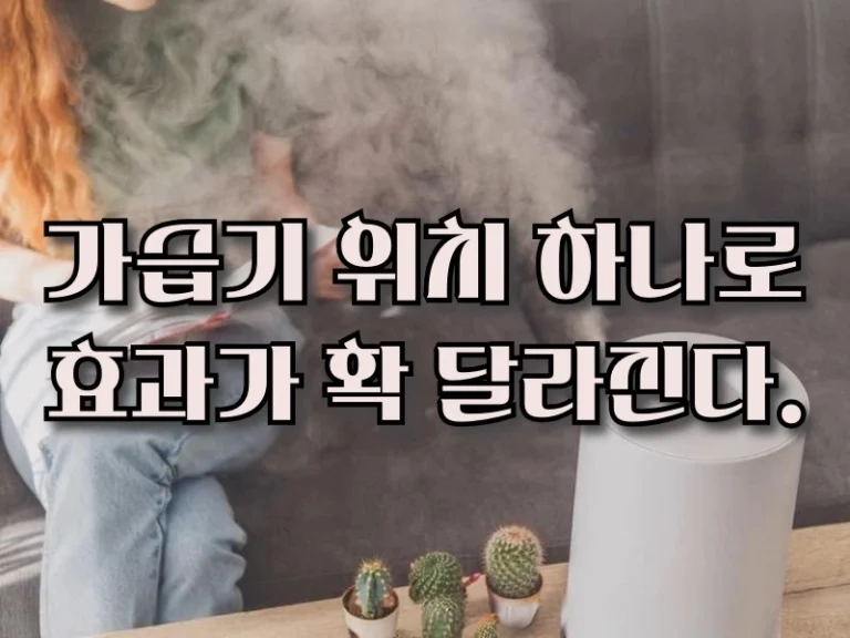 가습기 위치