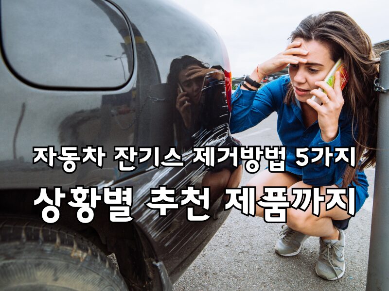 자동차 잔기스 제거