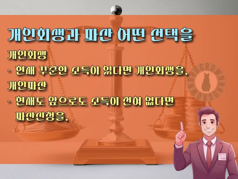 개인회생과 파산의 차이점