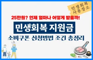 민생회복지원금 소비쿠폰